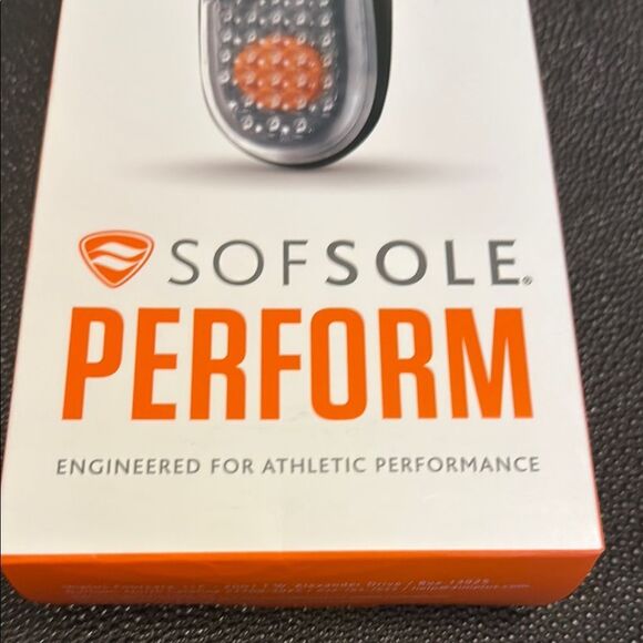 SofSole AIRR Perform  Men's Insoles - Orange and Gray size 9- 10.5 - Picture 2 of 8
